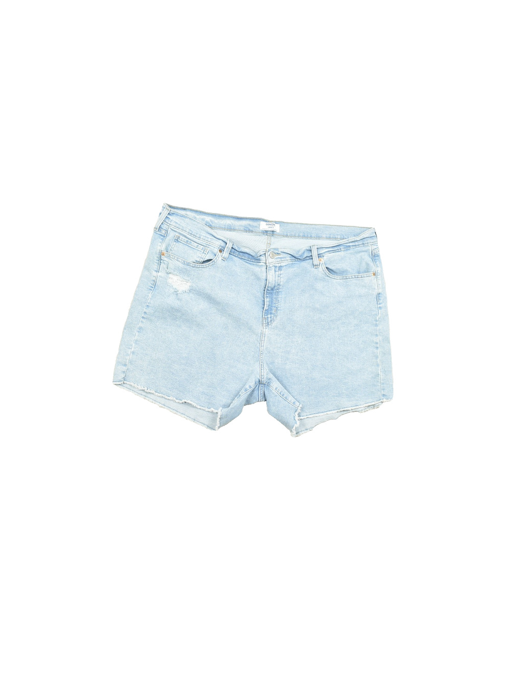Denizen Levi's Women's Blue Vintage High-Rise Shorts Plus Size 24W Cotton Blend